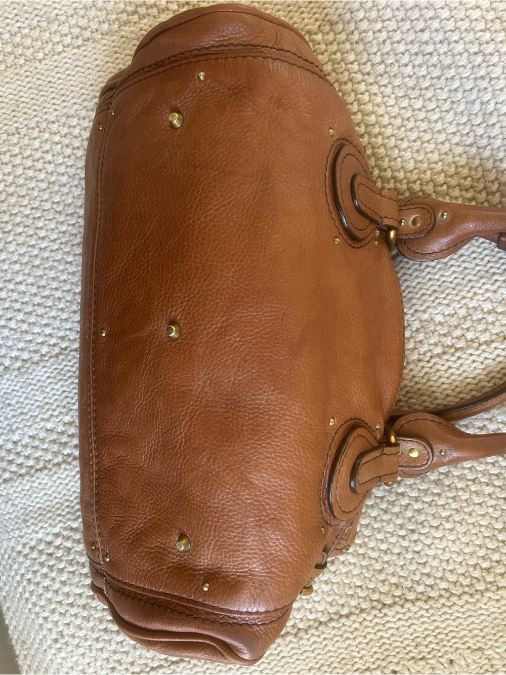 Chloe Brown Leather Paddington Satchel with Gold Hardware - Picture 13 of 13
